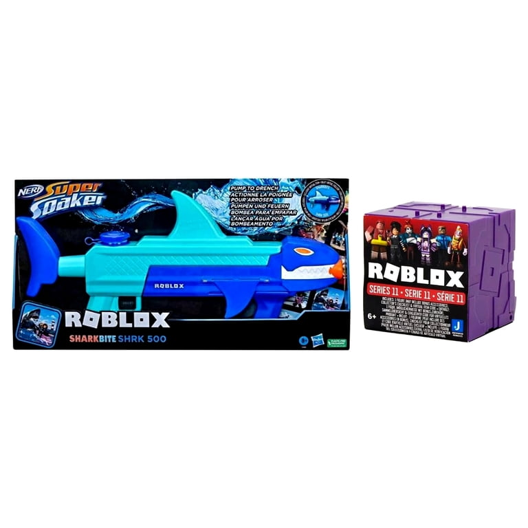 Nerf Roblox Sharkbite SHRK 500 Super Soaker Water Gun Toy Blaster