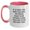 White/Pink, variant on Funny Payroll Clerk Gifts from Men for Payroll Clerks - Two Tone Coffee Mug - If At First You Don't Succeed Try Doing What Your Payroll Clerk Told You To Do The First Time, Graduation Unique Gifts