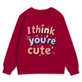 thumbnail image 4 of My First Valentines Day Baby Boy Outfit Crewneck Sweatshirt Love Heart Print Long Sleeve Pullover Kids Clothes Boys for Toddler Boy 18-24 Months, 4 of 4