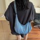 thumbnail image 2 of Bolso hobo de mezclilla retro de estilo coreano de gran capacidad, 35 x 13 x 29 cm, 2 of 2