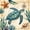 B Beige Blue, variant on jejeloiu Watercolor Sea Turtle 7-Piece Twin Bedding,Ocean Coral Fish Pattern Bedding Comforter Set For Boys,Blue White,Navy Blue Reversible