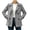 Gray, variant on Hulanddfd Womens coat Elegant Coats Notched Lapel Double Breasted Short Pea Coat