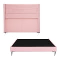 thumbnail image 2 of Box Base Cama Slim Individual+Cabecera Lugo Rosa, 2 of 8
