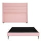 thumbnail image 2 of Box Base Cama Slim Queen Size+Cabecera Lugo Rosa, 2 of 8