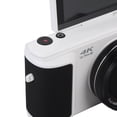 thumbnail image 2 of M Buder Digital Camera 4K 64MP 180° Flip Screen Multiple Beauty Filters Anti Shake Auto Focus 16x Zoom Digital Mirrorless Camera for Selfie Photo Video White (6.3 inches / 16 cm), 2 of 9