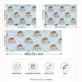 thumbnail image 2 of Yayeee Pillowcase Standard Size Set of 2 Satin Wrinkle Resistant Envelope Pillow Case, Blueberry Pancake Pattern, 2 of 8