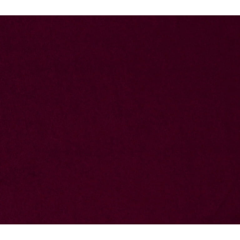Cotton Blend Velour Stretch Velvet Knit Burgundy Wine 60 Wide Poly/Cotton  Fabric by the Yard (1781R-7E) 