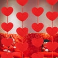 thumbnail image 5 of 16pcs Hanging Red Heart String Valentines Day Decorations Engagement Wedding Party, 5 of 5
