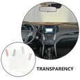 thumbnail image 3 of OUNONA 12Pcs Transparent Static Cling Pads for Car Windshield Dash Cam Adhesive with Double Side Tape, 3 of 8