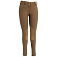 thumbnail image 3 of Ladies Ribb Lowrise Wide Waistband Knee Patch Regular Breeches, 3 of 12