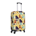 thumbnail image 3 of Daiia Musical Instruments Luggage Cover, Thickened Washable Travel Luggage Covers, Elastic Unique Baggage Covers for 18-20 inch Luggage-Medium, 3 of 9