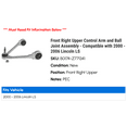 thumbnail image 2 of Front Right Upper Control Arm and Ball Joint Assembly - Compatible with 2000 - 2006 Lincoln LS 2001 2002 2003 2004 2005, 2 of 2