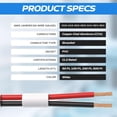 thumbnail image 4 of Cables para altavoces Direct Online, calibre 18, 500 pies, clasificación CL2, 4 of 7