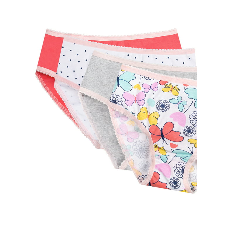 Buy LYKOR Girls Cotton Print Panties with Inner Elastic, Soft Cotton Panties  for Girls, Cotton Briefs, Girls Underwear