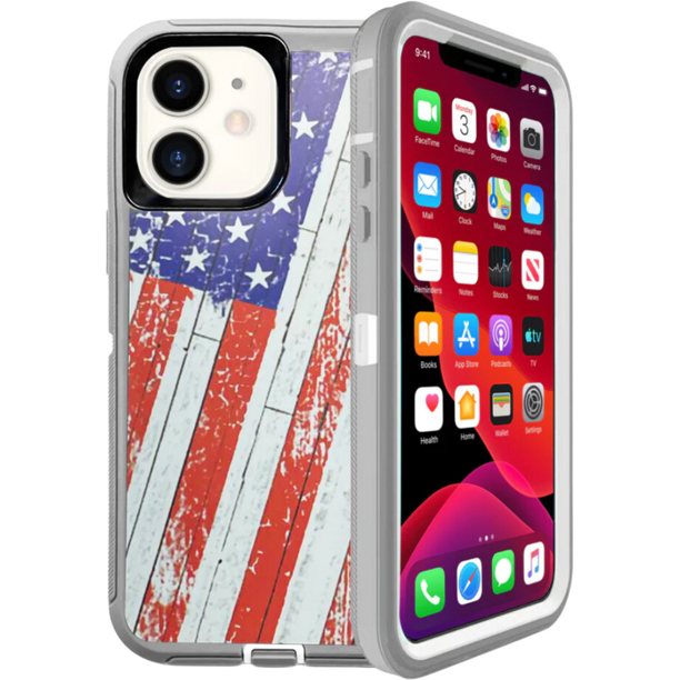 Entronix Funda Resistente para iPhone 12 Mini, Triple Capa, Resistente a Golpes y con Protección contra Caídas, EE. UU.