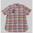 thumbnail image 5 of Polo Ralph Lauren men's Classic Fit Plaid Short Sleeve Placket Shirt Medium M, 5 of 6