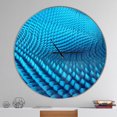 thumbnail image 2 of Designart Horloge Murale Moderne 'Ondulée Bleue Abstraite', 2 of 6