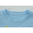thumbnail image 2 of POPTEM Boys Easter Day T-Shirt Bunny Graphic Tee Short Sleeve Tops Blue 6T, 2 of 6