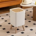 thumbnail image 1 of TIMIFIS Kitchen Gadgets Tall Trash Can Kitchen Garbage Can Household Kitchen Waste with High Feet Bathroom Office Living Room Large Capacity Paper Storage Kitchen & Dining, 1 of 9