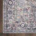 thumbnail image 6 of Nourison Home Machine Washable Vinatge Boho Grey 2' x 6' Area Rug, (2' x 6'), 6 of 12
