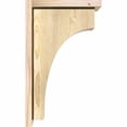 thumbnail image 3 of 8"W x 12"D x 20"H Huntington Rough Sawn Corbel w/Backplate, Douglas Fir, 3 of 9