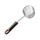 thumbnail image 2 of Cucharón espumadero Colador de malla Espumadera de cocina Utensilio de cocina Cesta pequeña para fideos mango negro, 2 of 9