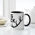 thumbnail image 6 of CafePress - Big Buck Mug - 11 oz Ceramic Mug - Novelty Coffee Tea Cup, 6 of 6