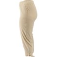 thumbnail image 2 of Lemon Way Pantalon Court Extensible Tech en Mouvement TAUPE TP Neuf 655-868, 2 of 2