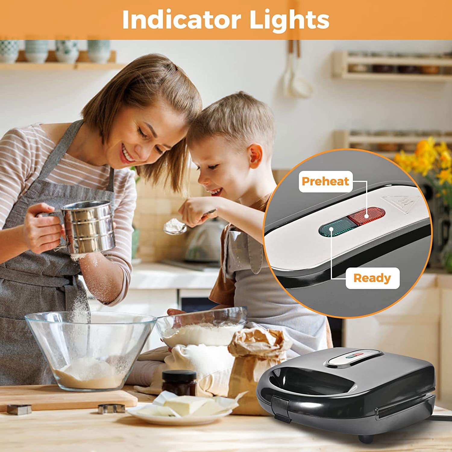 Morphy Richards SM 3006 Sandwich Maker, Sandwich Makers, Breakfast and  Snacking