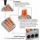thumbnail image 5 of Terminales de Conexión, Conector Eléctrico 300 Abrazaderas con Palanca de Operación, Terminal de Conexión Eléctrica Automática Compacta, 10 Abrazaderas de 2 Vías, 10 Abrazaderas de 3 Vías, 10 Abraza, 5 of 5