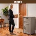 thumbnail image 4 of EasyUp Package Delivery Box Outdoor with Lockable Secure Waterproof & UV-Resistant,Anti-Theft Parcel Large Double Wall Resin Outdoor Package Delivery for Porches, Patios,Curbside, 4 of 9