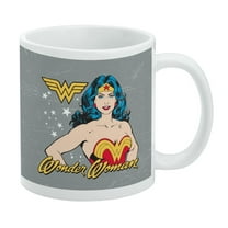 Wonder Woman Vintage Icon White Mug