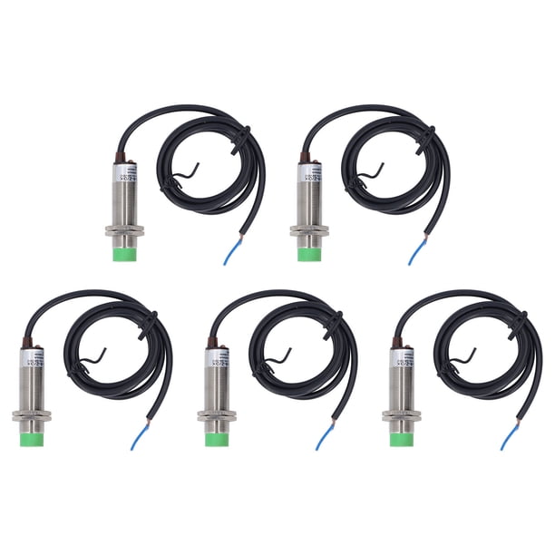 Interruptor De Proximidad Inductivo, 150 Hz Cerrado Normalmente M18 10-36 V CC LED Rojo Control De Posicionamiento Sin Contacto Sensor De Proximidad Inductivo Para La Industria