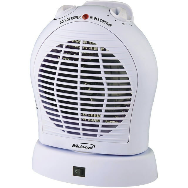 Brentwood Appliances HF303W Oscillating Fan Heater