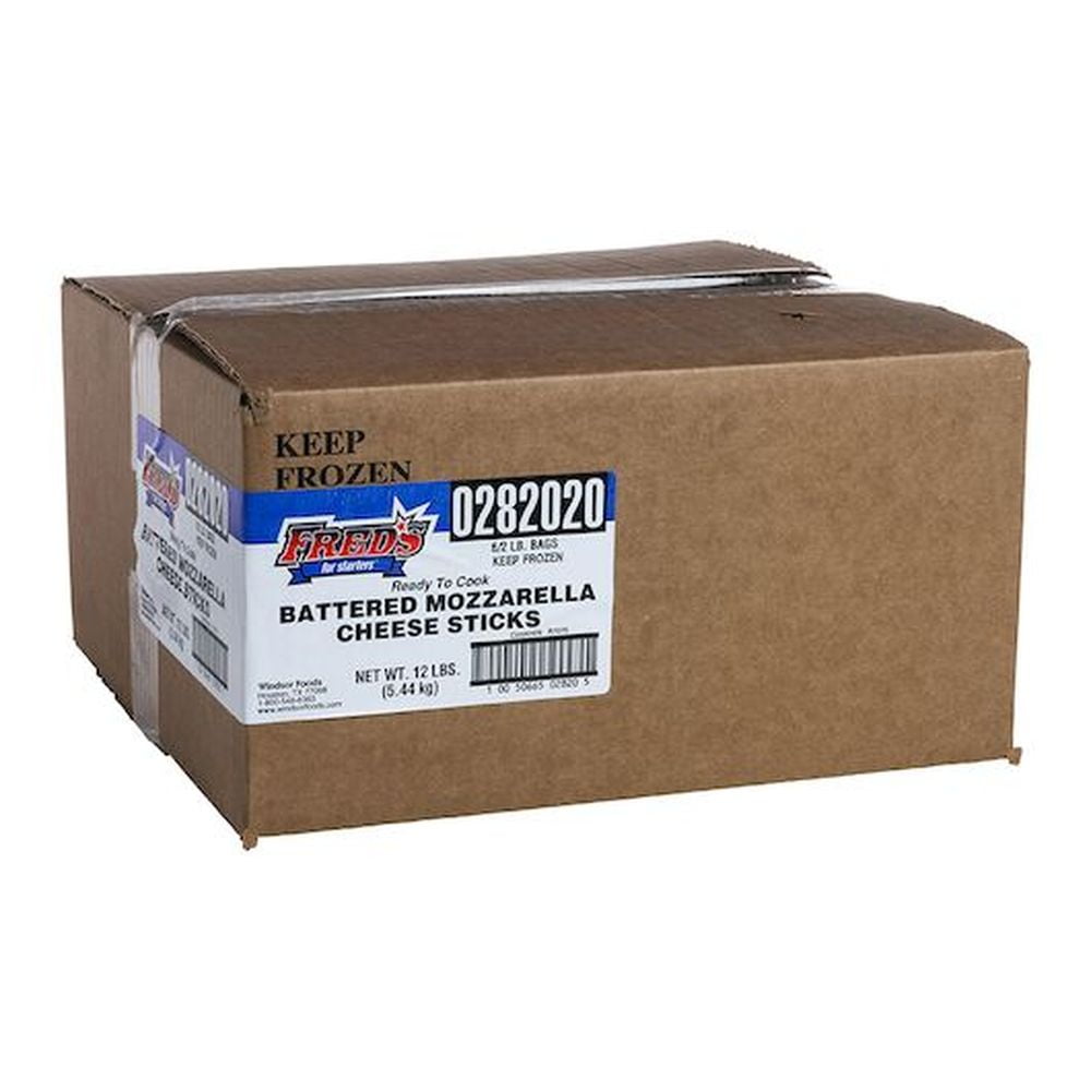 Freds Battered Cheese Stick, 2 Pound -- 6 per case