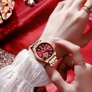 Women Watch Fashion Gold Diamond Analog Quartz Female Watch for Women Luxury Dress Ladies Stainless Steel Waterproof Wrist Watches