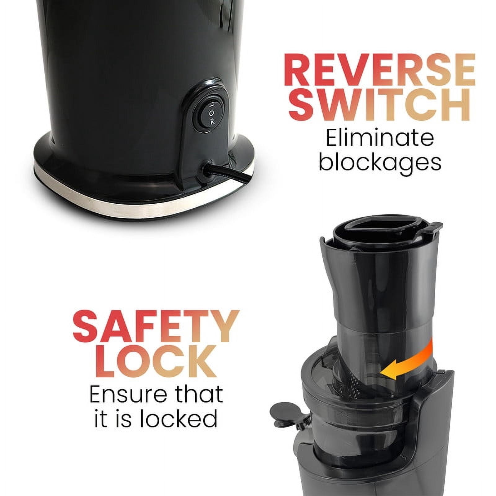 Elite Cuisine EJX751 Dynamic Masticating Slow Juicer