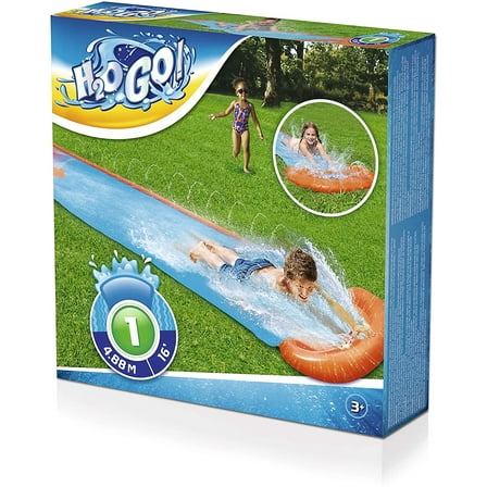 Bestway H2OGO! Single Water Slide, 16 Feet, for Ages 3 
