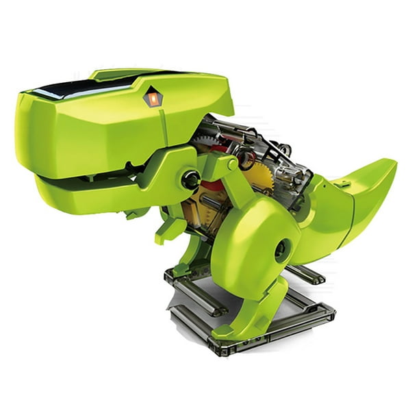 Kit de construcción de Robot de dinosaurios solares educativos 3 en 1, dinosaurios DIY, Robot con energía Solar, juguetes educativos para niños y niñas