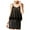 Black - blk, variant on Lily Black Womens Strappy Knit Blouse, Black, Juniors, Medium