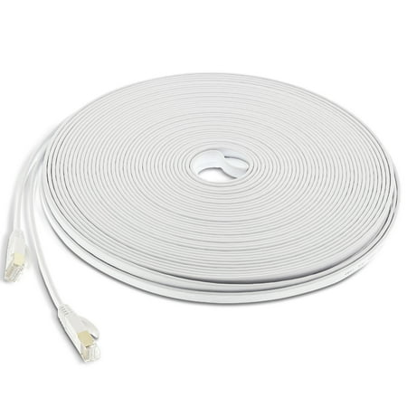 Cablevantage 100ft Cat7 Network Internet Flat Ethernet Patch Cable Cord for Router Computer for PS4 Xbox One price history on PriceWatchPro