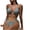 Mint Green, variant on Qiopertar Women's Solid Color Sequin Glitter Two Piece Bikini Swimsuit Set Print Filled Bra Beachwear Summer Vacation Pool Party, Purple L