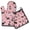 Boston Terrier Dogs, variant on Beagle Dog Dog and Flower Kitchen Oven Mitt and Pot Holder Sets 2 Pcs for Baking, Cooking and Grilling, Heat Resistant Up To 392 °F