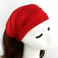 thumbnail image 4 of ✪ Fashion Ladies Cotton Hairband Headband Wrap Neck Solid Color Head Scarf 3 in 1, 4 of 16