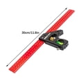 thumbnail image 3 of Boovnll Tool Kit, Multifunctional Carpenter's Combination Angles Ruler Metal Measuring Instrument for Accurate 90/45 Degree Angles Combination Adjustable Angles Gauges 90/45, Tool Set, 3 of 8