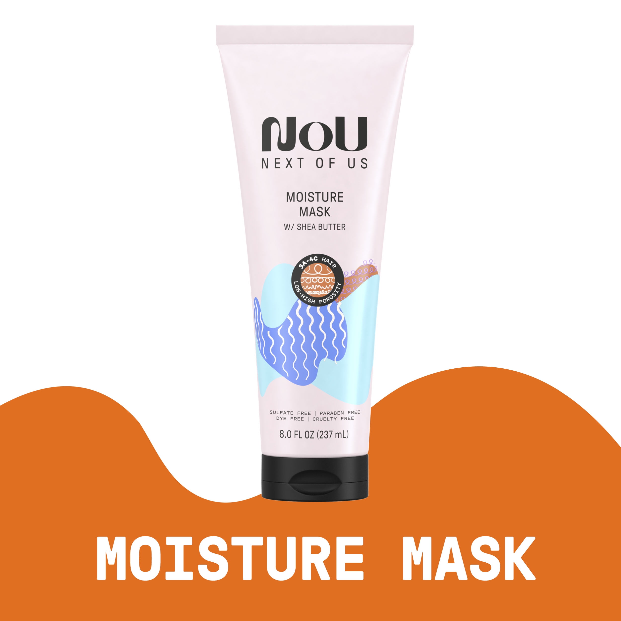 NOU Moisture Mask, For Curly & Coily Hair, 8 fl oz