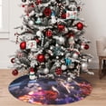 thumbnail image 5 of Rateoe Astronaut In Cosmic Garden Print Christmas Tree Skirt 36" for Xmas Holiday New Year Party Circle Tree Mat Ornaments Decoration, 5 of 7