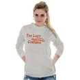 thumbnail image 3 of Too Lazy Ironic Halloween Costume Long Sleeve TShirt Men Women Brisco Brands S, 3 of 6
