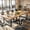 Warm Brown, variant on Fnova 94"Large Conference Table for 8-10 People, Modern Executive Meeting Table with Cable Management & Adjustable Feet, Heavy-Duty Office Conference Desk for Boardroom, Training Room