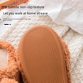 thumbnail image 4 of Pantuflas de algodón para mujer, otoño e invierno, lindas, para el hogar, Moonchild, moda interior, antideslizantes, cálidas, de felpa de algodón, para hombre, 4 of 6